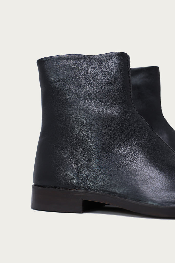 Lemaire - Piped Zipped Boots - Black - Canoe Club