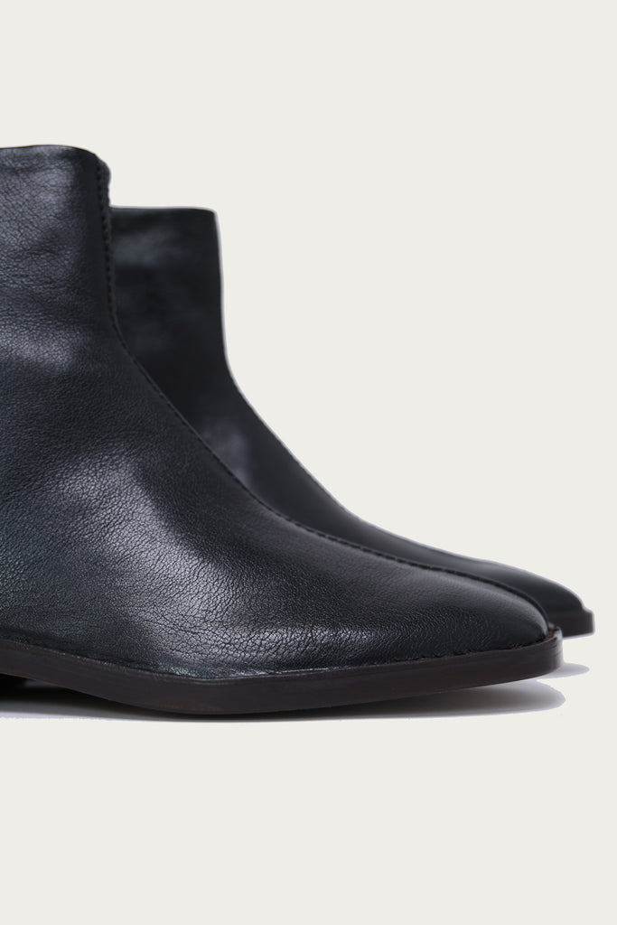 Lemaire - Piped Zipped Boots - Black - Canoe Club