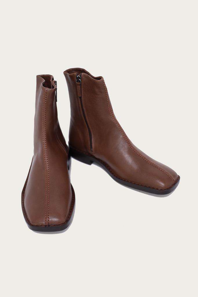 Lemaire - Piped Zipped Boots - Shiitake - Canoe Club