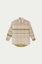 Lemaire - Relaxed Shirt - Beige/Cream/Light Blue - Canoe Club