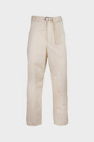 Lemaire - Seamless Belted Pants - Pale Ecru - Canoe Club