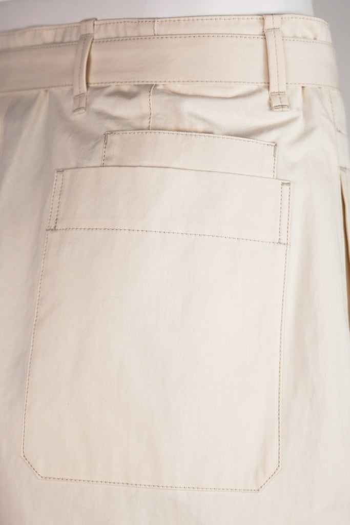 Lemaire - Seamless Belted Pants - Pale Ecru - Canoe Club