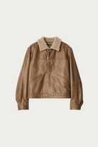 Lemaire - Shearling Trucker Jacket - Ochre - Canoe Club