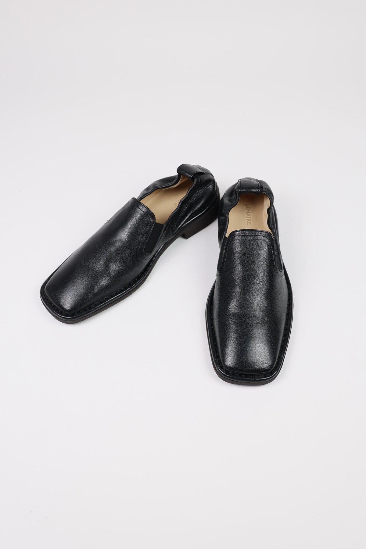 Lemaire - Soft Loafers - Black - Canoe Club