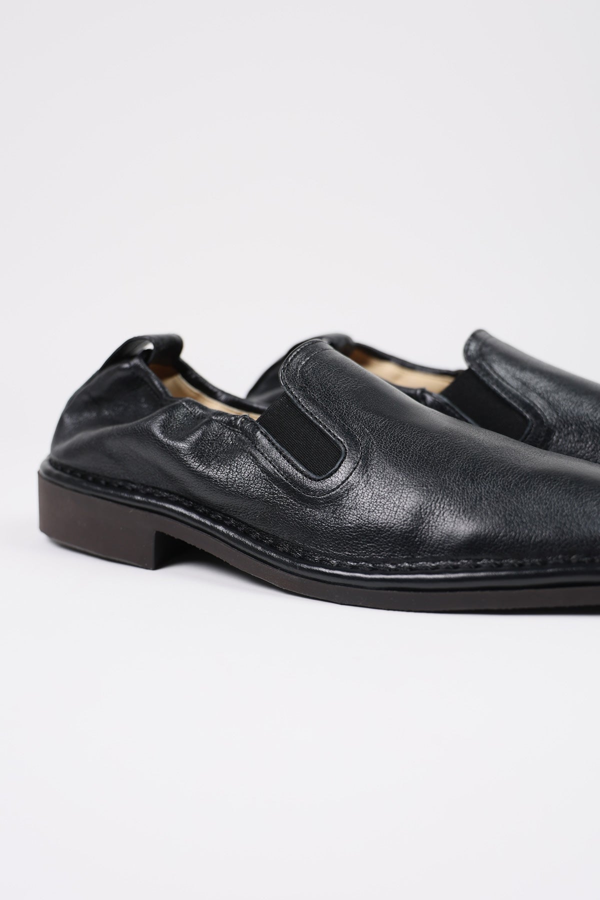 Lemaire - Soft Loafers - Black - Canoe Club