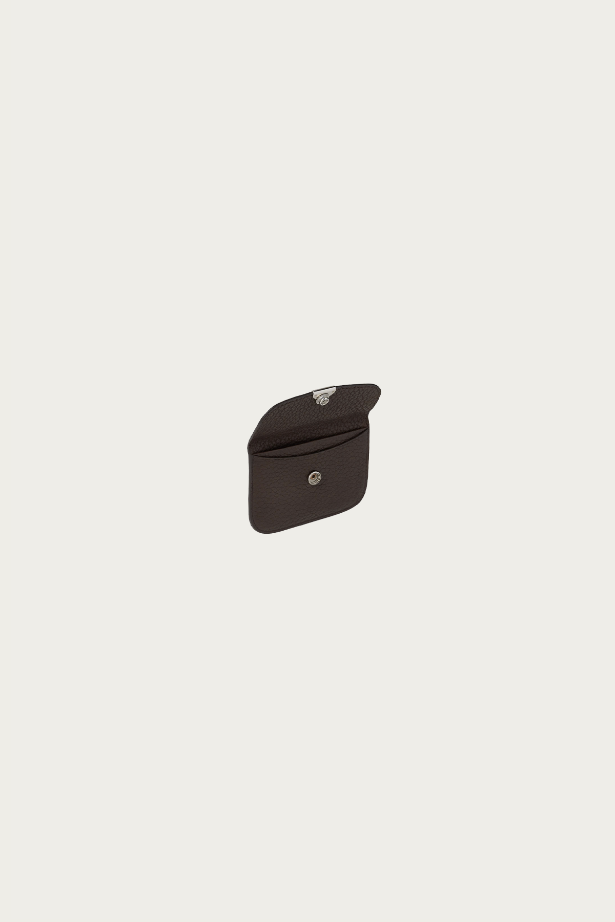 Lemaire - Soft Tab Card Holder - Dark Chocolate - Canoe Club