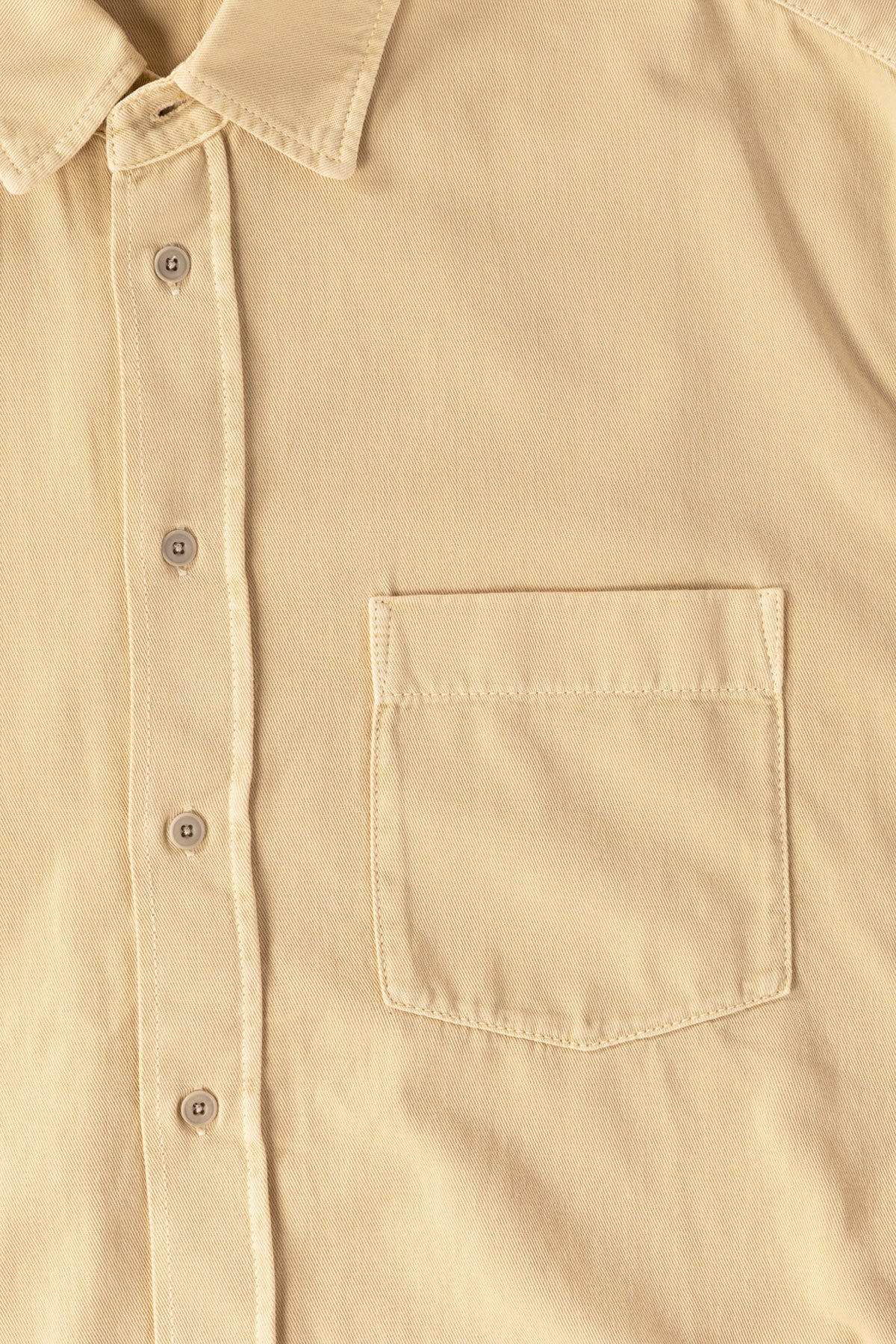 Lemaire - SS Denim Shirt - Custard - Canoe Club