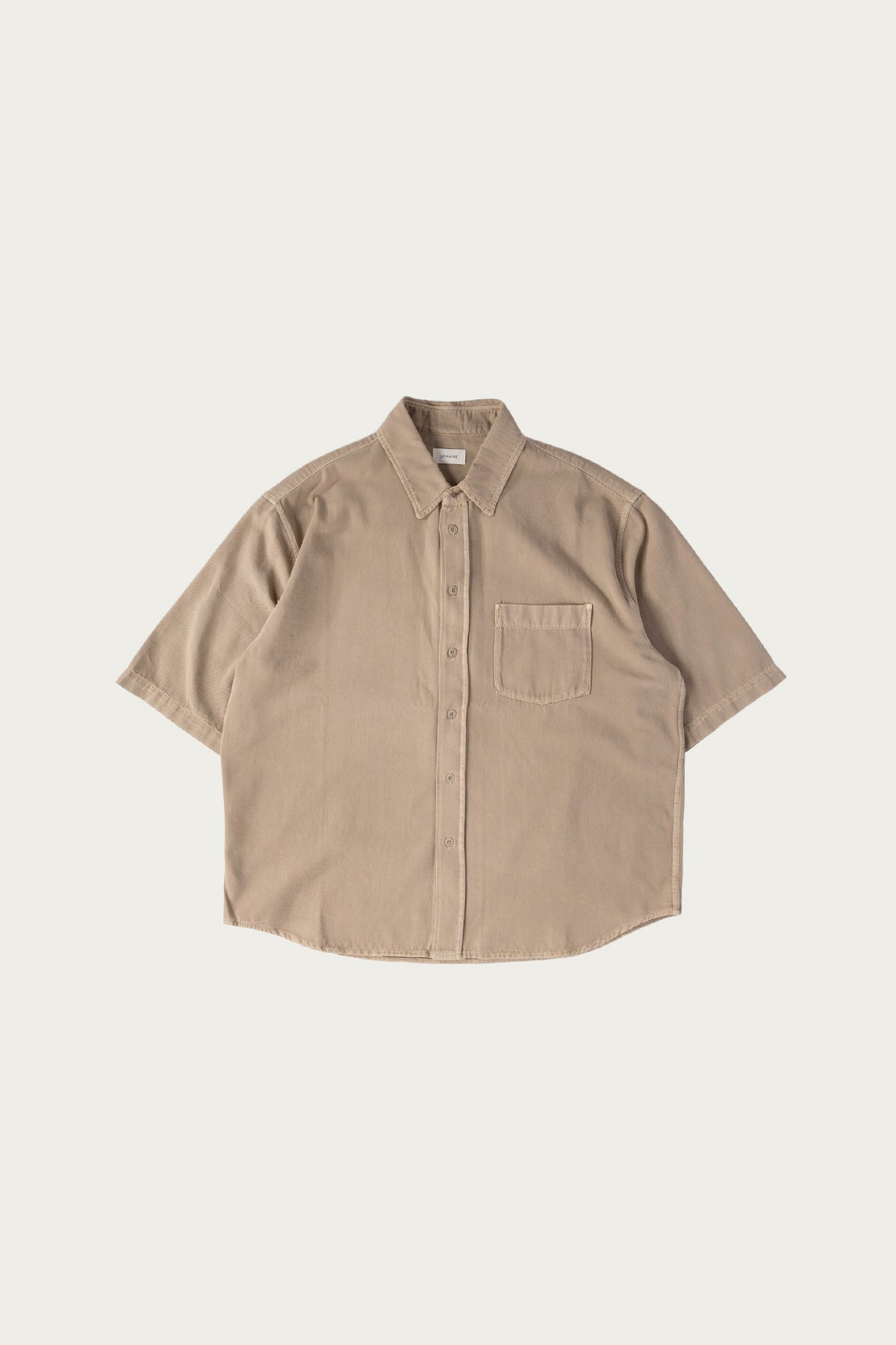 Lemaire - SS Denim Shirt - Natural Beige - Canoe Club