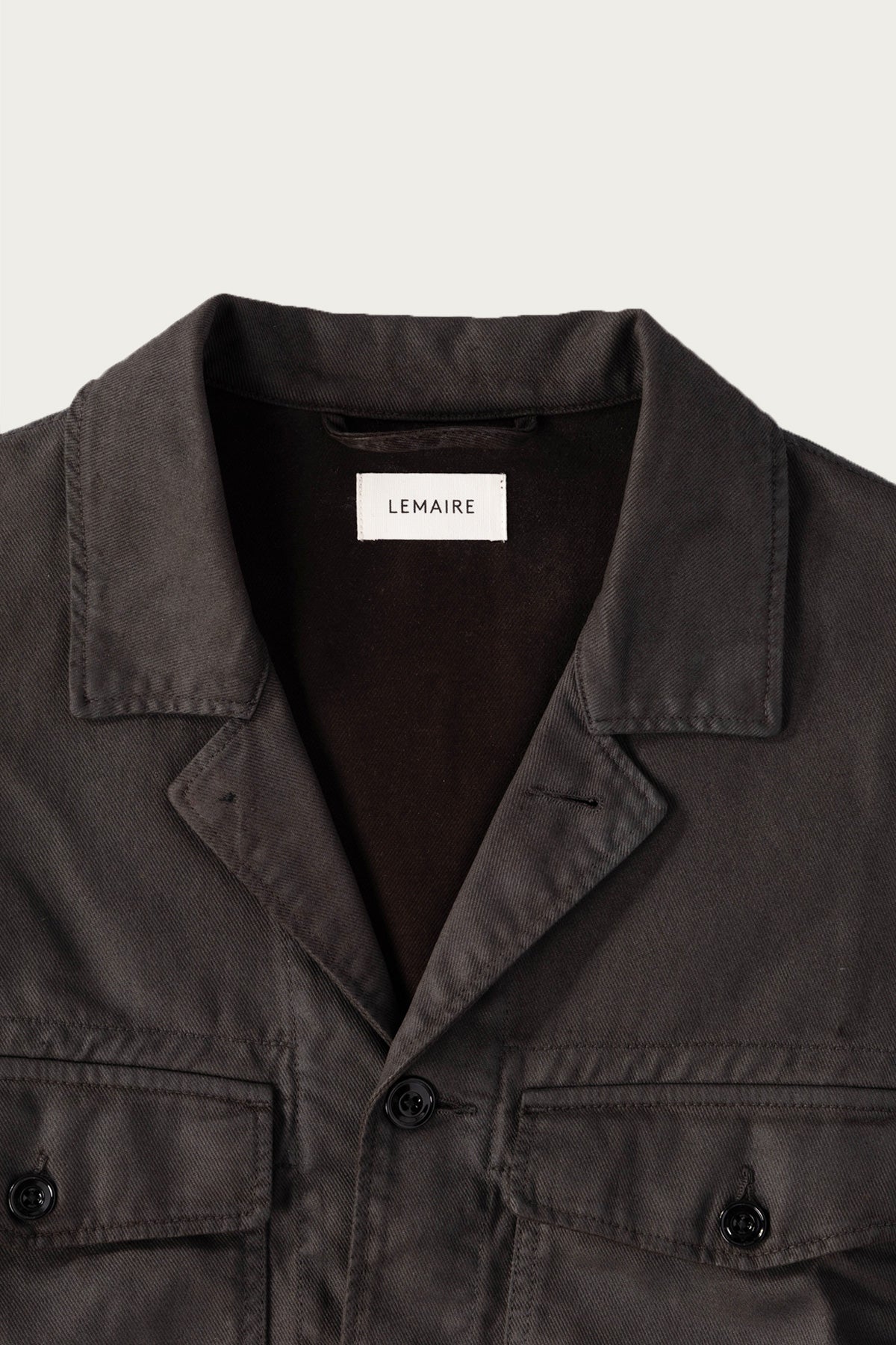 Lemaire - Trucker Jacket - Dark Chocolate - Canoe Club