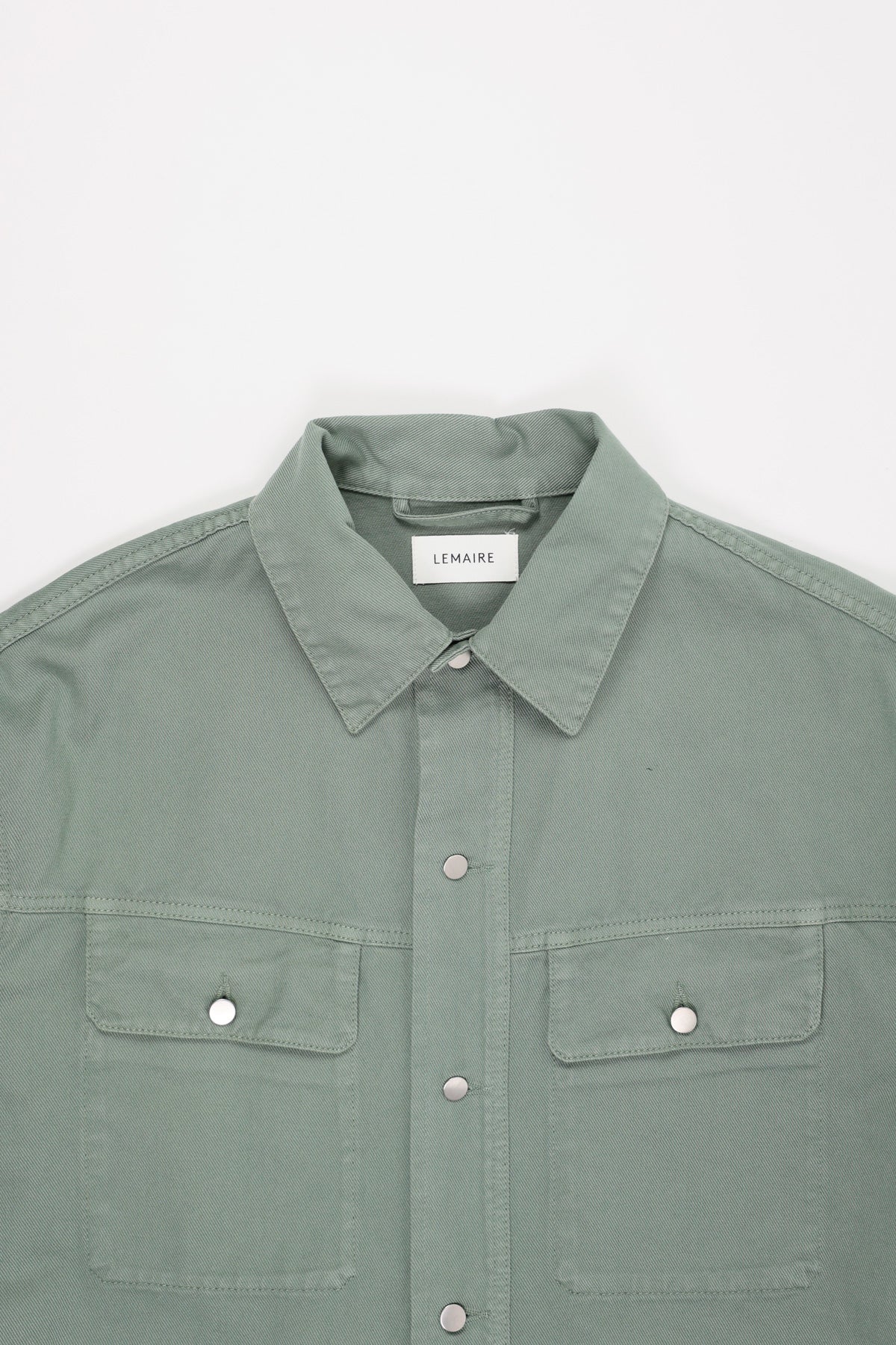 Lemaire - Trucker Overshirt - Hedge Green - Canoe Club