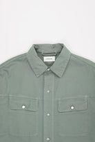 Lemaire - Trucker Overshirt - Hedge Green - Canoe Club