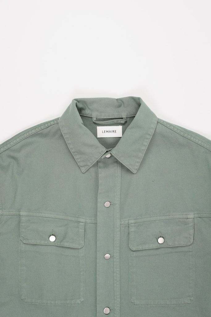 Lemaire - Trucker Overshirt - Hedge Green - Canoe Club