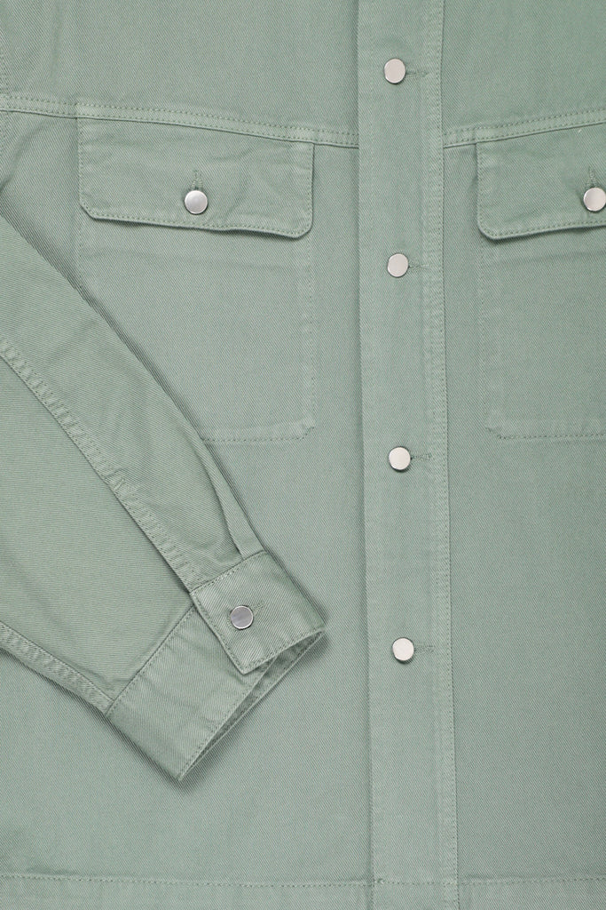 Lemaire - Trucker Overshirt - Hedge Green - Canoe Club