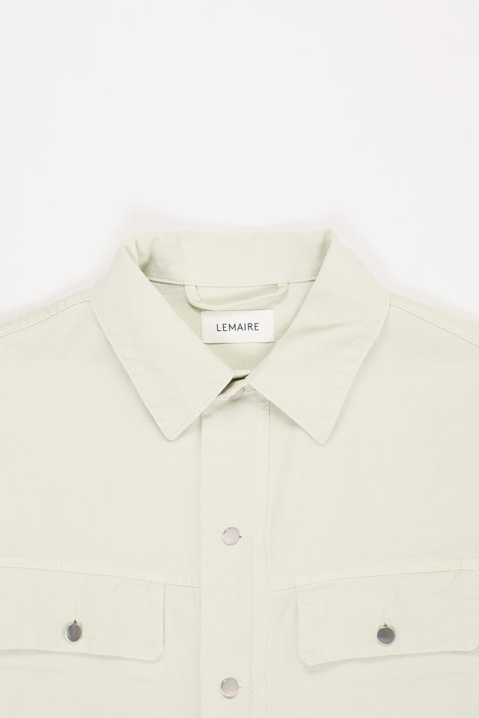 Lemaire - Trucker Overshirt - Light Sage - Canoe Club