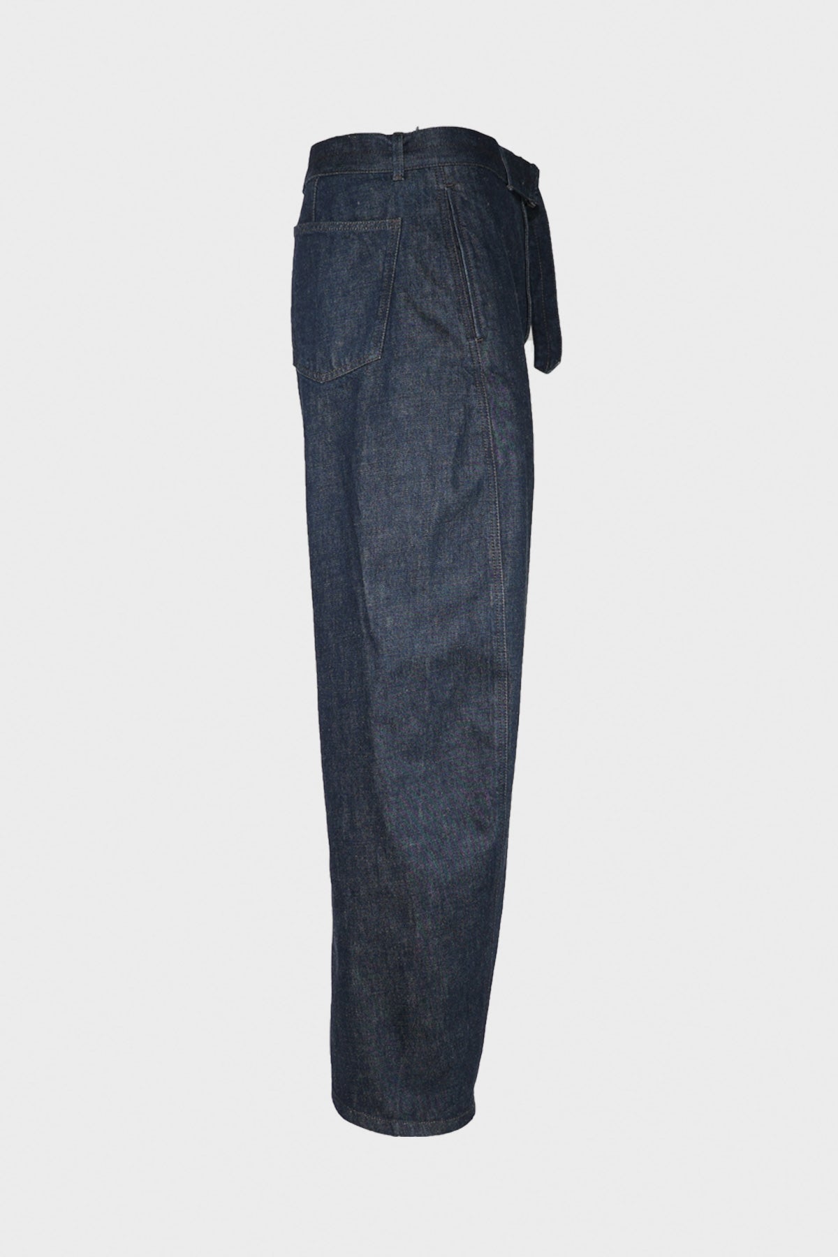 Lemaire - Twisted Belted Pants - Denim Indigo - Canoe Club