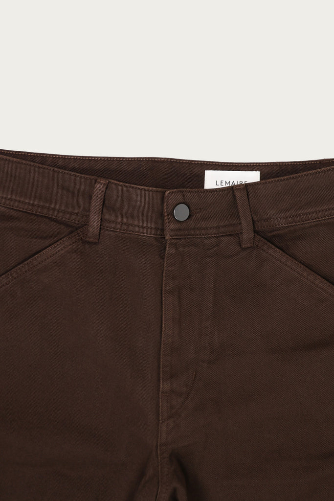 Lemaire - Twisted Workwear Pants - Espresso - Canoe Club