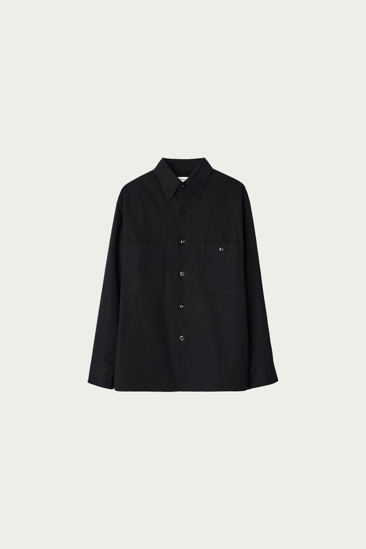 Lemaire - Two Pockets Shirt - Black - Canoe Club