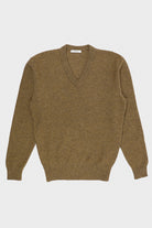 Lemaire - V-Neck Sweater - Dark Mustard - Canoe Club