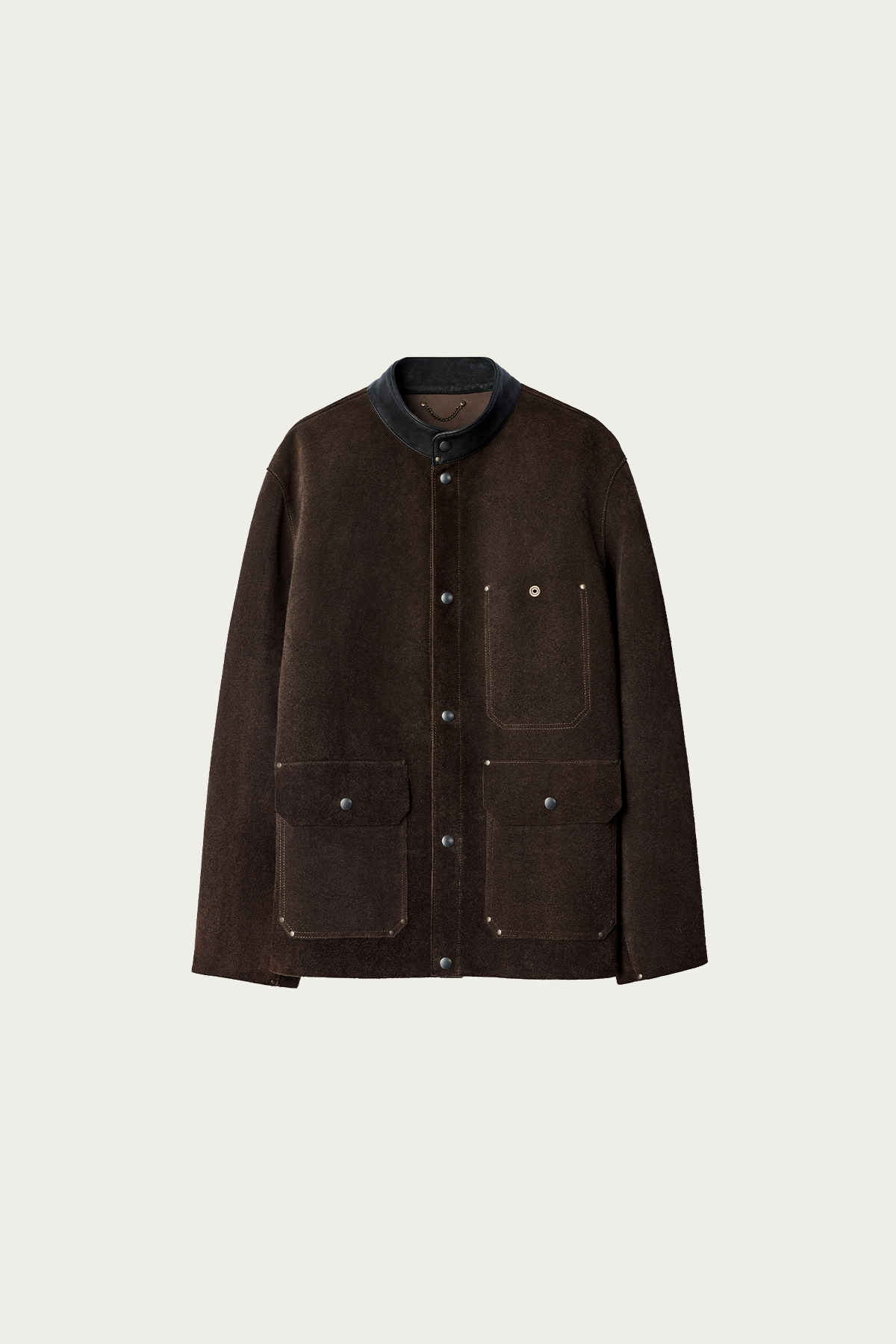 Lemaire - Welder Suede Jacket - Ganache - Canoe Club