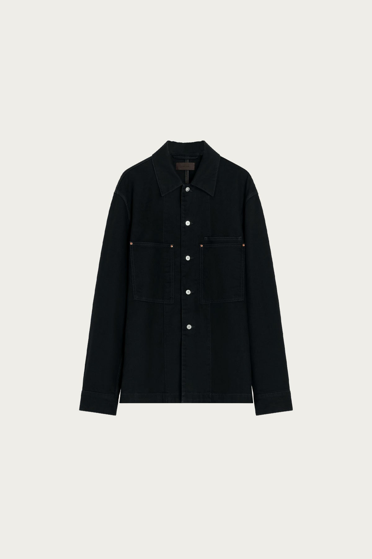 Lemaire Workwear Overshirt | Black | Canoe Club