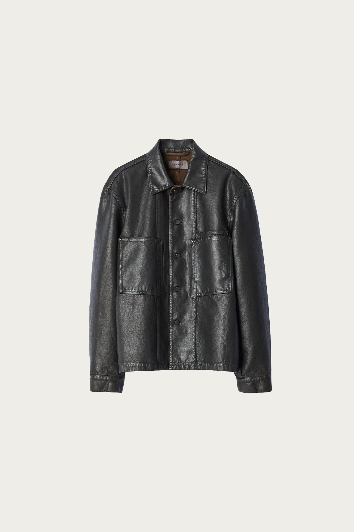 Lemaire - Workwear Overshirt - Licorice - Canoe Club