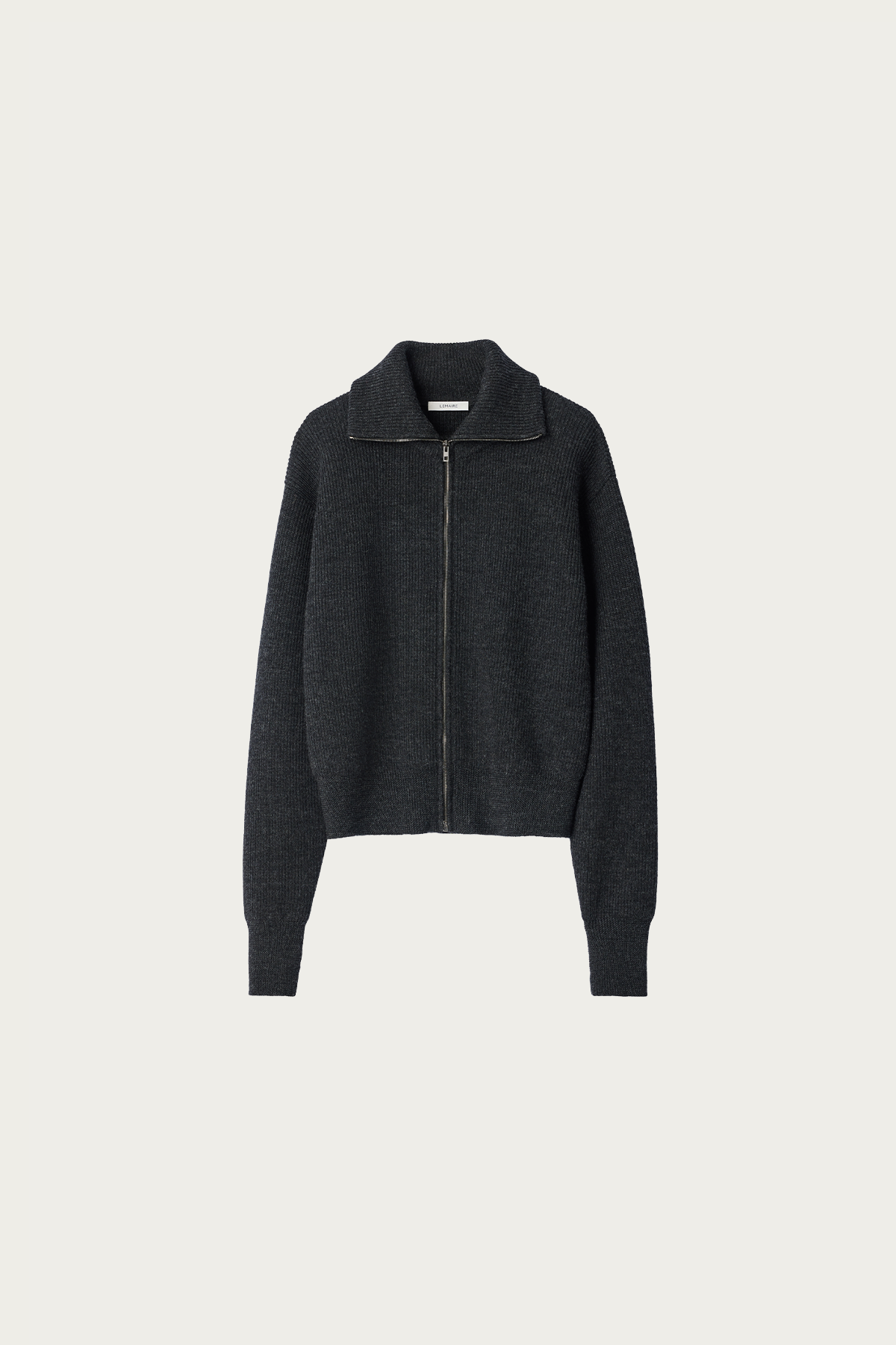 Lemaire - Zipped Cardigan - Ash Melange - Canoe Club