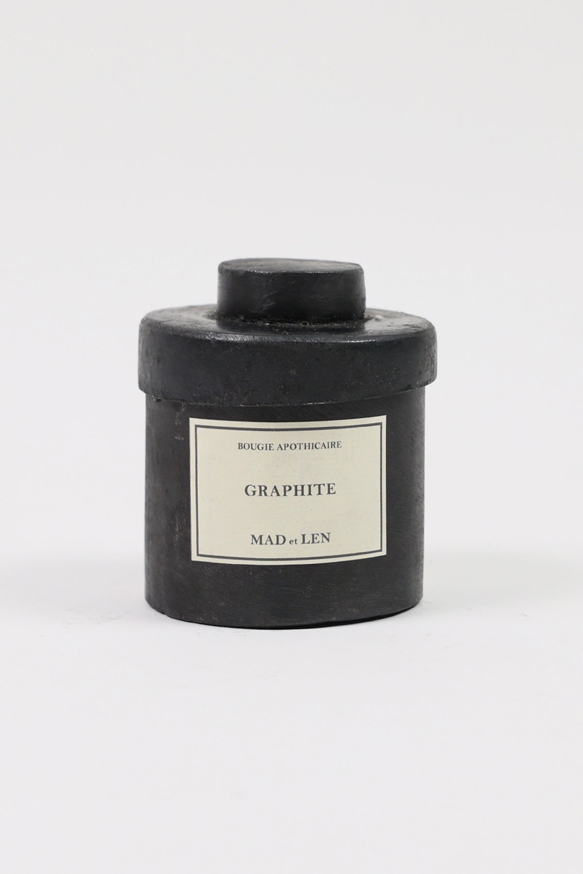 Mad et Len - Bougie Apothicaire Petite - WHITE WAX/GRAPHITE - Canoe Club
