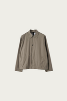 Margaret Howell - MHL Boxy Overshirt - Mouse Crisp Cotton Poplin - Canoe Club