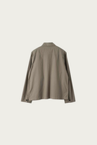 Margaret Howell - MHL Boxy Overshirt - Mouse Crisp Cotton Poplin - Canoe Club