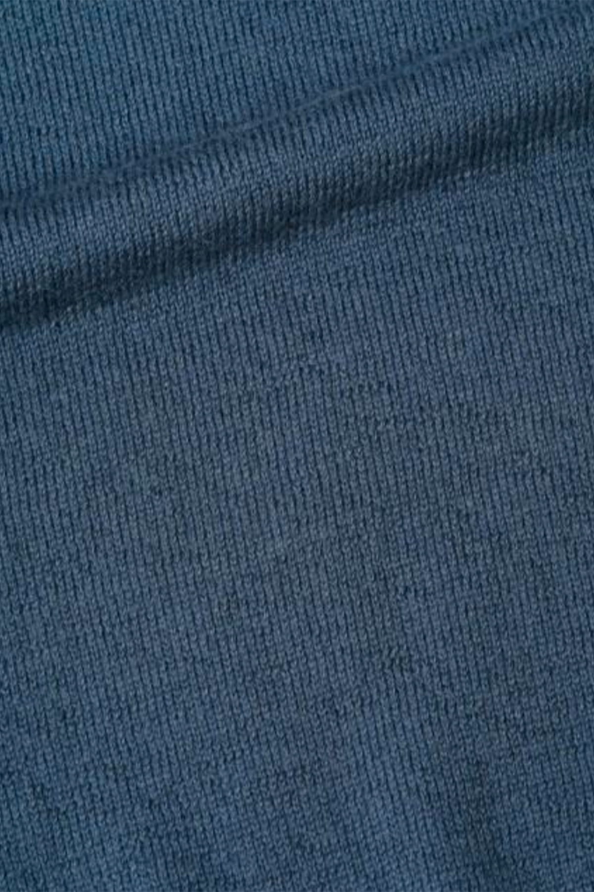 Margaret Howell - MHL Crew Neck - Uniform Blue Virgin Wool - Canoe Club