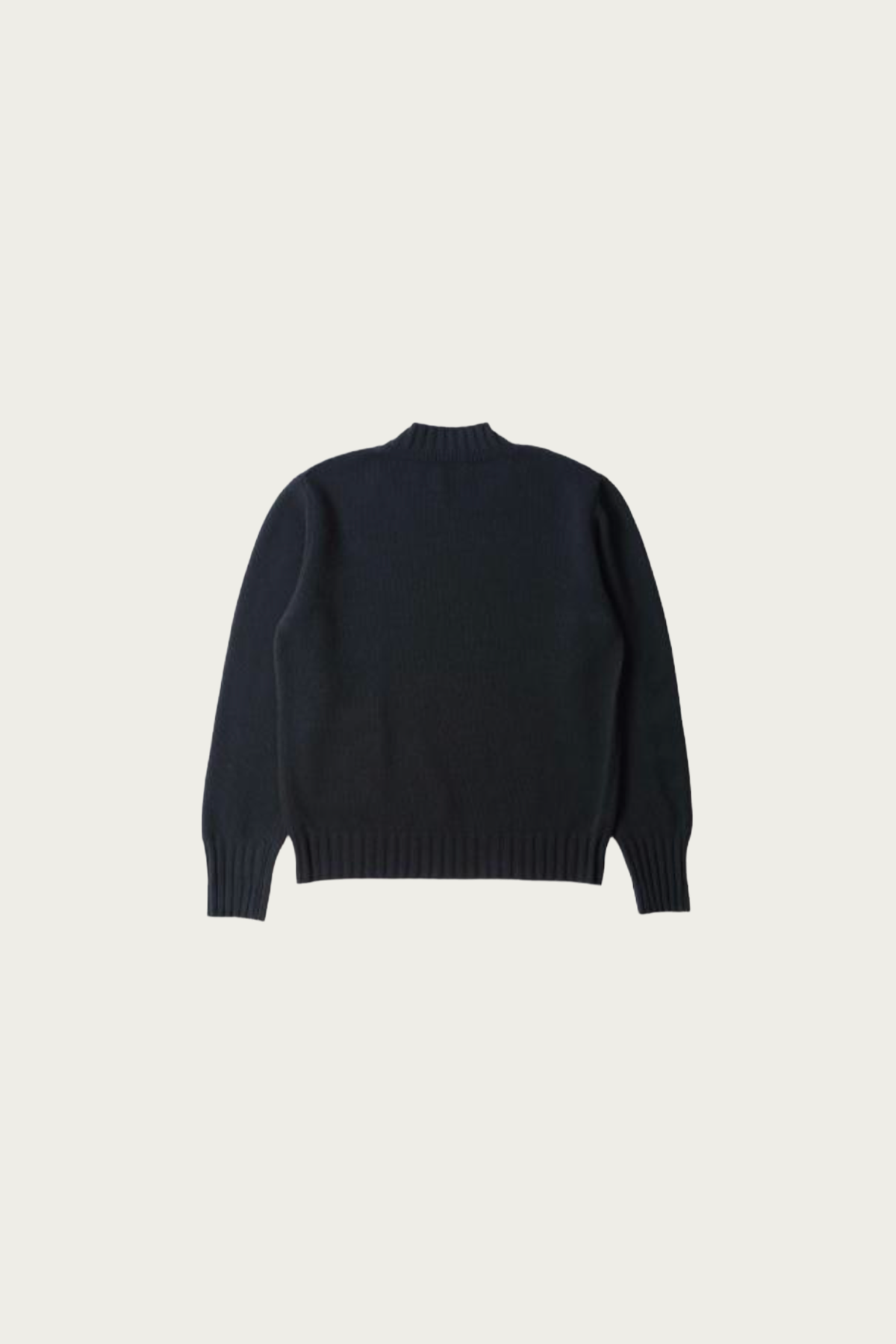 Margaret Howell - Single Pocket Crew - Ink Geelong Lambswool - Canoe Club