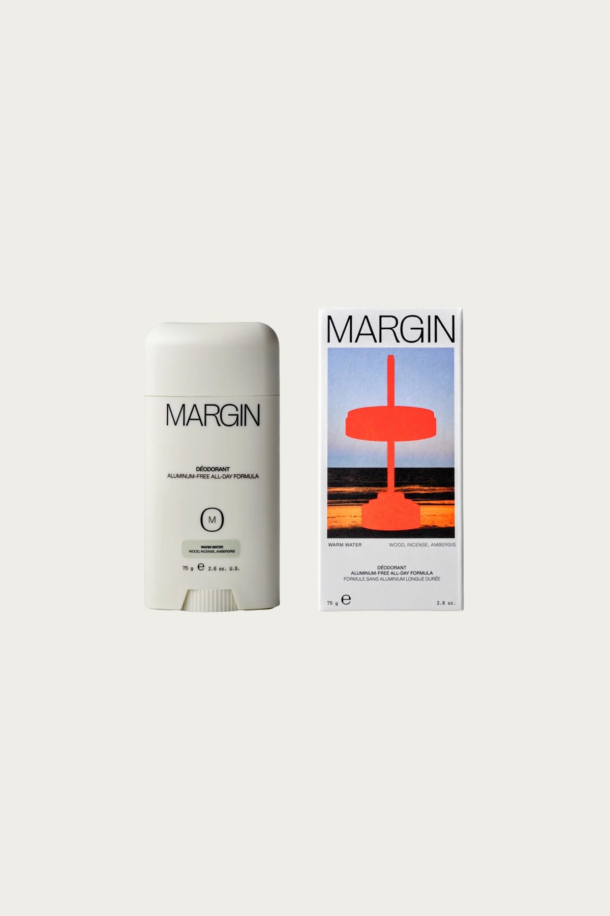 Margin - Aluminum-Free All-Day Deodorant - Warm Water - Canoe Club