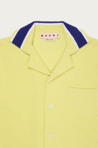 Marni - Beach Textured Cotton Shirt - Endive - Canoe Club