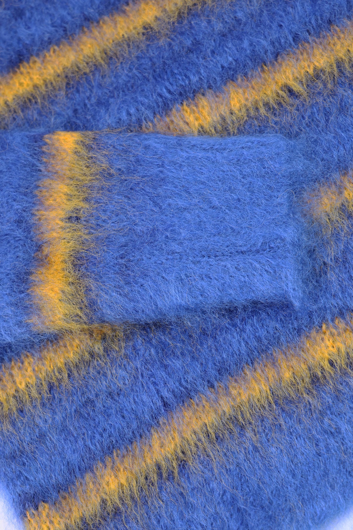Marni - Blue Striped Mohair Jumper -  Royal - Canoe Club