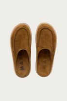 Marni - Suede Sabot - Brown - Canoe Club
