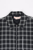 Marni - Checked Wool Jacket - Black - Canoe Club