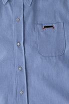 Marni - Colored Light Denim Western Shirt - Iris Blue - Canoe Club