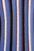Marni - Cotton Cable Striped Crochet Polo - Opal - Canoe Club