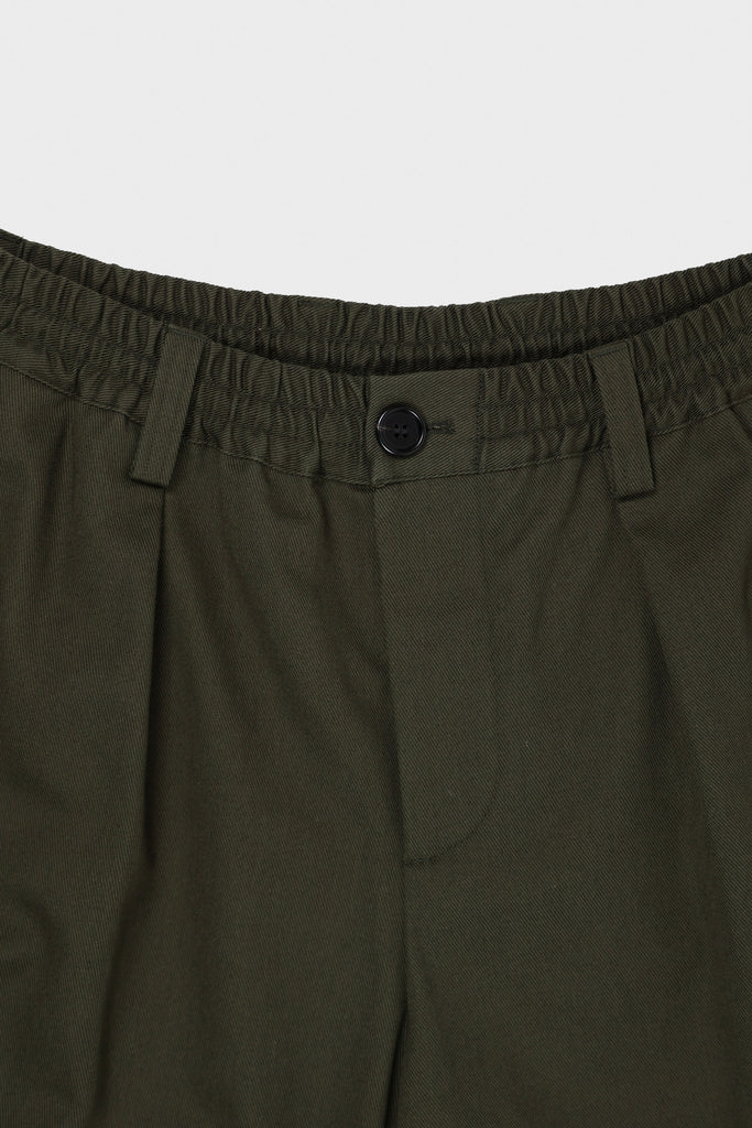 Marni - Cotton Gabardine Trousers - Forest Green - Canoe Club