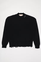Marni - Dishevelled Cotton Sweater - Black - Canoe Club