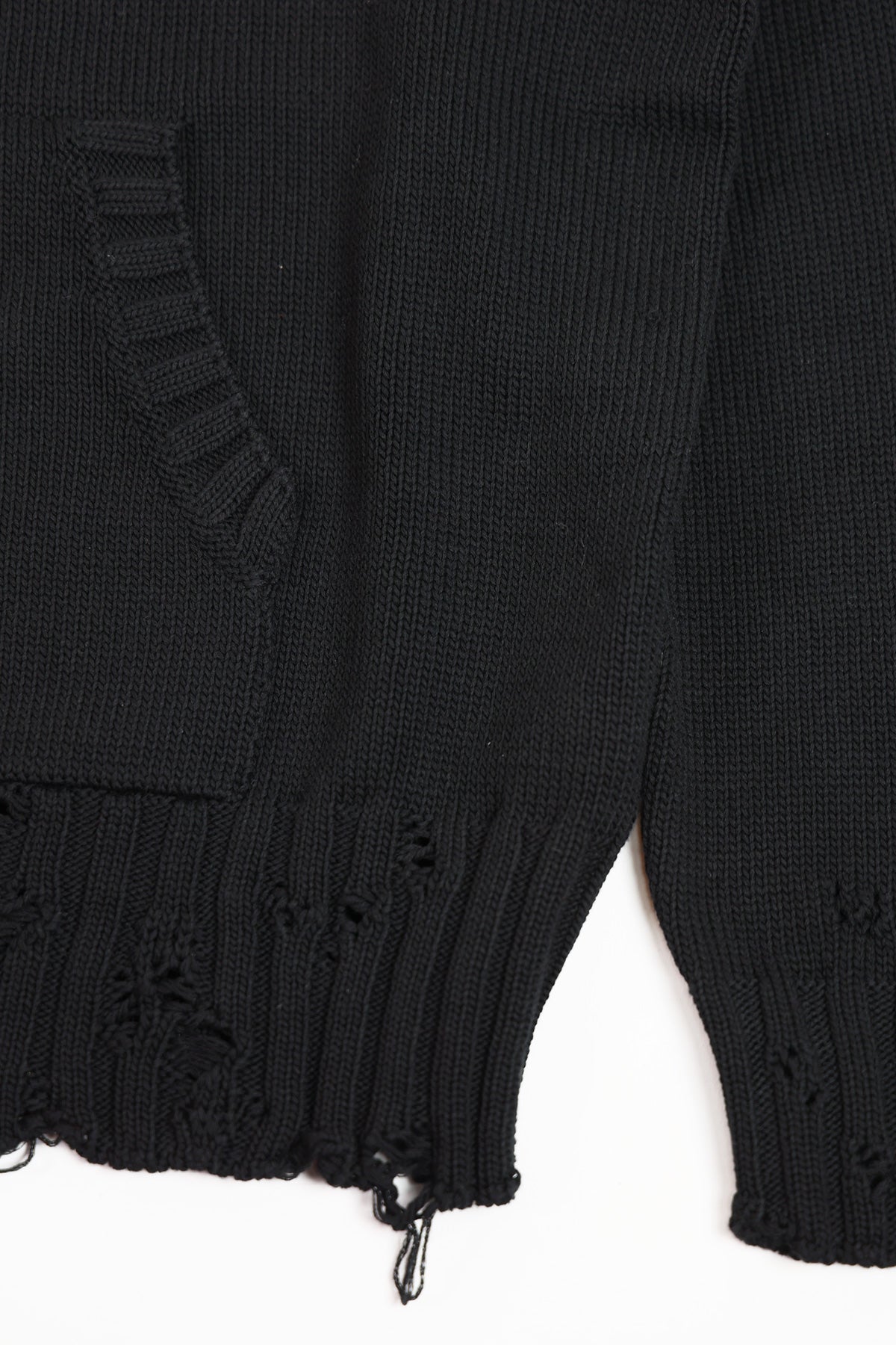 Marni - Dishevelled Cotton 5 Gauge Hoodie - Black - Canoe Club