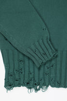 Marni - Dishevelled Cotton Sweater - Green - Canoe Club