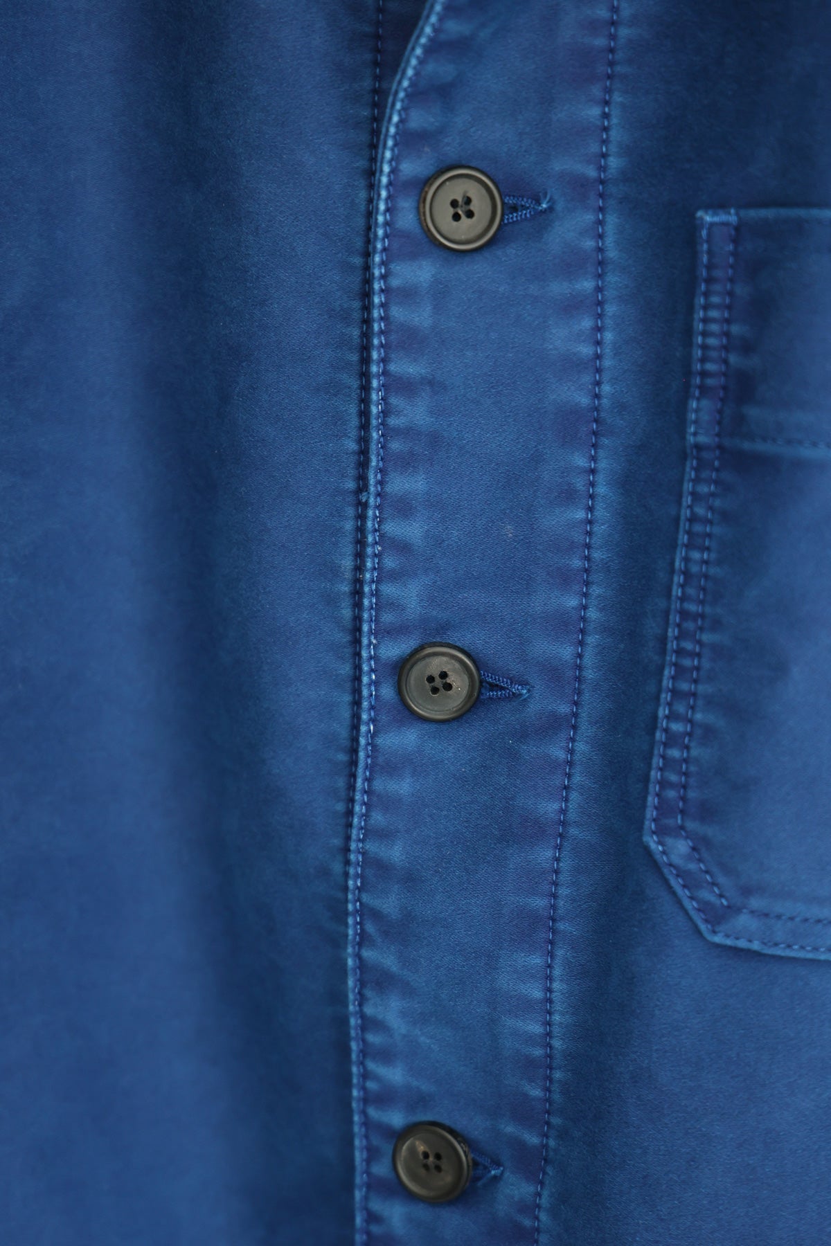 Marni - Garment Dyed Compact Moleskine Satin Jacket - Royal Blue - Canoe Club