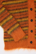 Marni - Iconic Brushed Stripes Cardigan - Lobster - Canoe Club