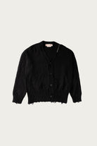 Marni - Jacquard Dishevelled Cotton 5G Cardigan - Black - Canoe Club