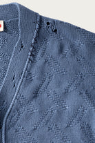Marni - Jacquard Dishevelled Cotton 5G Cardigan - Sapphire Blue - Canoe Club