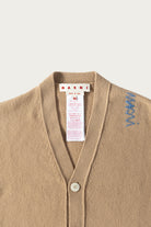 Marni - Light Shetland Cardigan - Winter Wheat - Canoe Club