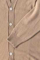 Marni - Light Shetland Cardigan - Winter Wheat - Canoe Club