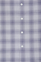 Marni - Organic Poplin Check Camp Shirt - Blue Marine - Canoe Club
