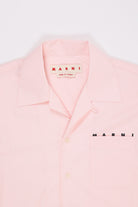Marni - Poplin Logo Camp Shirt - Pink Gummy - Canoe Club